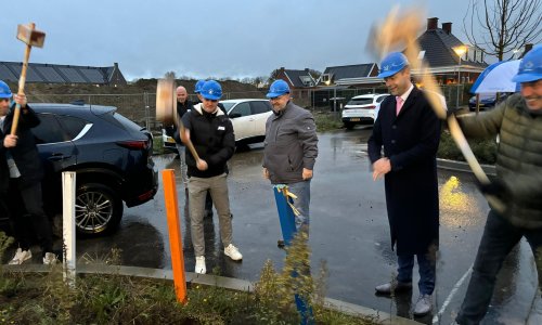 Wethouder Franssen geeft officieel startsein voor bouwfase Neeldervelt